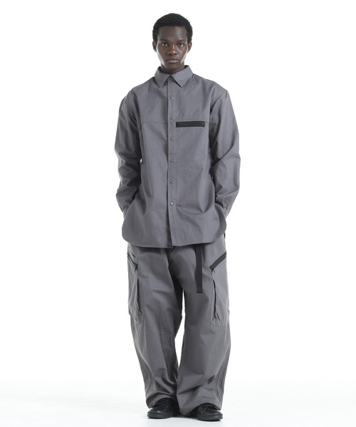 Y-3(ワイスリー)の「Y-3 UT TWILL OVERSHIRT(シャツ/ブラウス・メンズ・グレー・X-SMALL/SMALL/MEDIUM/LARGE/X-LARGE)」の2枚目の写真