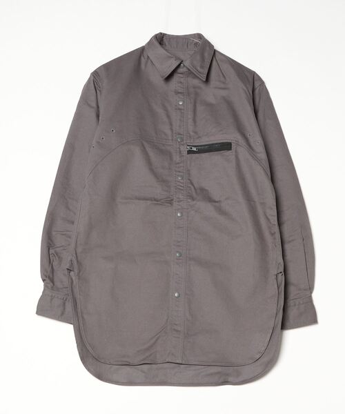 Y-3(ワイスリー)の「Y-3 UT TWILL OVERSHIRT(シャツ/ブラウス・メンズ・グレー・X-SMALL/SMALL/MEDIUM/LARGE/X-LARGE)」の7枚目の写真