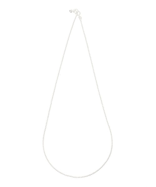 in mood(インムード)の「in mood:マルチ ボール チェーン ネックレス(ネックレス・レディース・シルバー・ONE SIZE)」の6枚目の写真