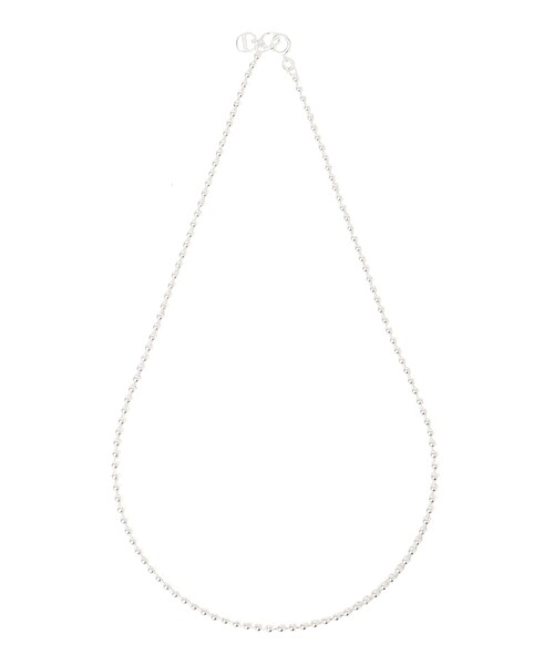 in mood(インムード)の「in mood:マルチ ボール チェーン ネックレス(ネックレス・レディース・シルバー・ONE SIZE)」の7枚目の写真