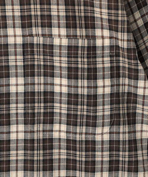 BROOKS BROTHERS（ブルックスブラザーズ）の「Brooks Brothers |〈別注〉コットンフランネル ポロカラーボタンダウンシャツ BEIGE MEN（シャツ/ブラウス・メンズ・ベージュ系その他・L/XL/M）」の15枚目の写真