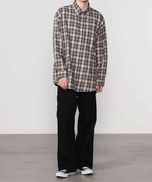 BROOKS BROTHERS（ブルックスブラザーズ）の「Brooks Brothers |〈別注〉コットンフランネル ポロカラーボタンダウンシャツ BEIGE MEN（シャツ/ブラウス・メンズ・ベージュ系その他・L/XL/M）」の7枚目の写真