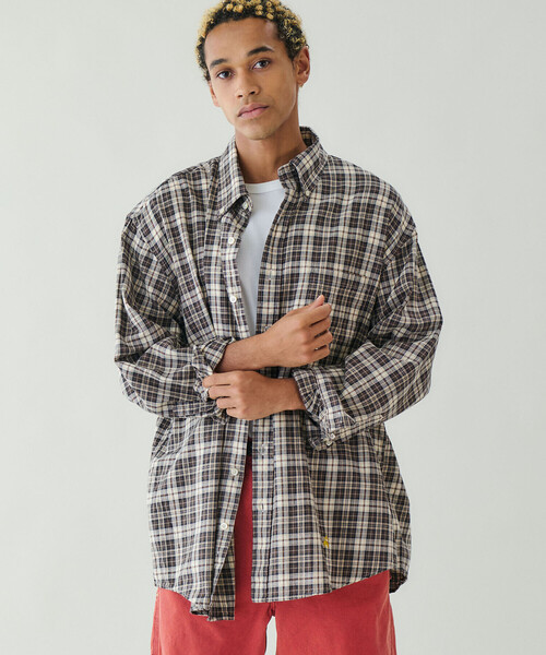 セール】Brooks Brothers |〈別注〉コットンフランネル ポロカラー