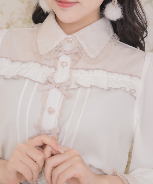 ROJITA（ロジータ）の「プチリボンデザインブラウス（シャツ/ブラウス・レディース・ホワイト/ブラック/パープル・FREE）」の18枚目の写真