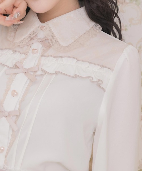 ROJITA（ロジータ）の「プチリボンデザインブラウス（シャツ/ブラウス・レディース・ホワイト/ブラック/パープル・FREE）」の19枚目の写真