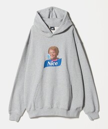 NICE WEATHER（ナイスウェザー）の「【別注】＜SOUND SHOP balansa＞ロゴプリント フーディ（パーカー・メンズ）」