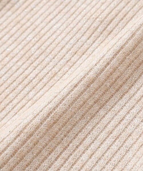 BeBe（ベベ）の「ラメテレコレースモチーフロゴプルオーバー（ニット/セーター・キッズ・ブルー/ベージュ・130cm/120cm/150cm/140cm/110cm）」の11枚目の写真