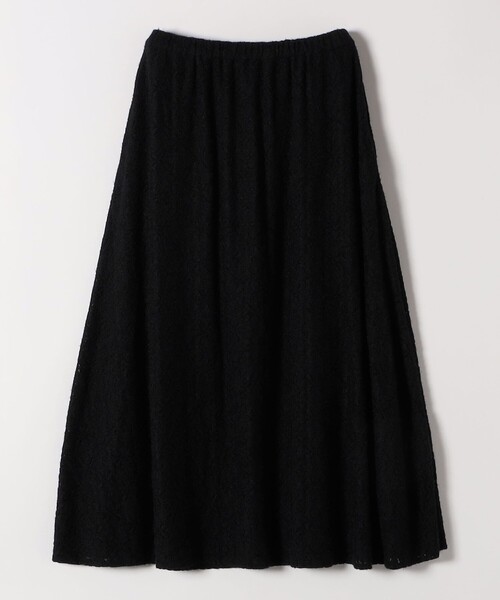 quaranciel:〈洗濯機可能〉フラワー レース フレア スカート（スカート