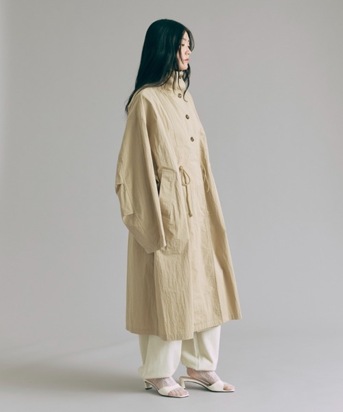 EN NEUME(エンノイム)の「Weather Cloth Military Overcoat(その他アウター・レディース・ベージュ/ブラック/カーキ・FREE)」の9枚目の写真