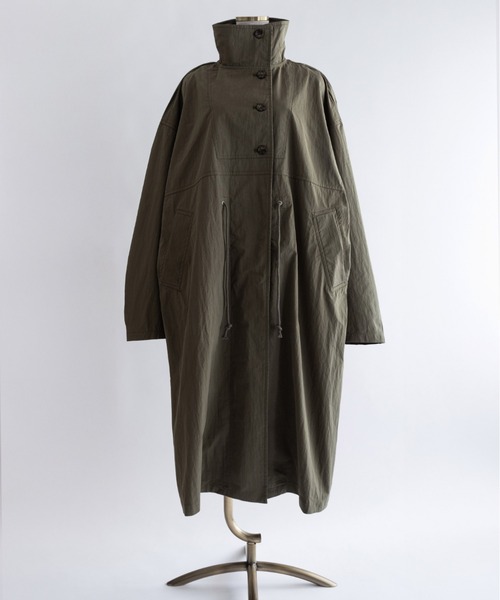 EN NEUME(エンノイム)の「Weather Cloth Military Overcoat(その他アウター・レディース・ベージュ/ブラック/カーキ・FREE)」の15枚目の写真