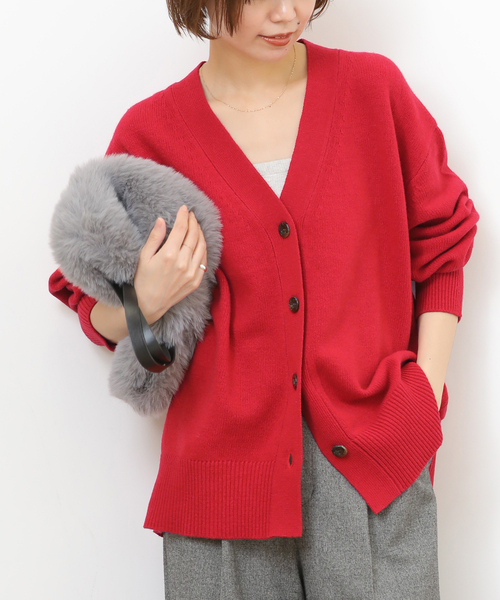 追加 / 新色》ハミルトンウールVカーディガン（カーディガン/ボレロ