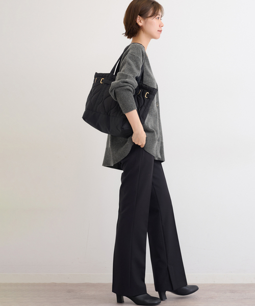 JOURNAL STANDARD relume(ジャーナルスタンダード レリューム)の「《追加 / 新色》ハミルトンウールVカーディガン(カーディガン/ボレロ・レディース・チャコールグレー/グレー/レッド・FREE)」の5枚目の写真