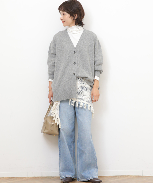 JOURNAL STANDARD relume(ジャーナルスタンダード レリューム)の「《追加 / 新色》ハミルトンウールVカーディガン(カーディガン/ボレロ・レディース・チャコールグレー/グレー/レッド・FREE)」の11枚目の写真