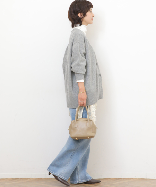 JOURNAL STANDARD relume(ジャーナルスタンダード レリューム)の「《追加 / 新色》ハミルトンウールVカーディガン(カーディガン/ボレロ・レディース・チャコールグレー/グレー/レッド・FREE)」の13枚目の写真