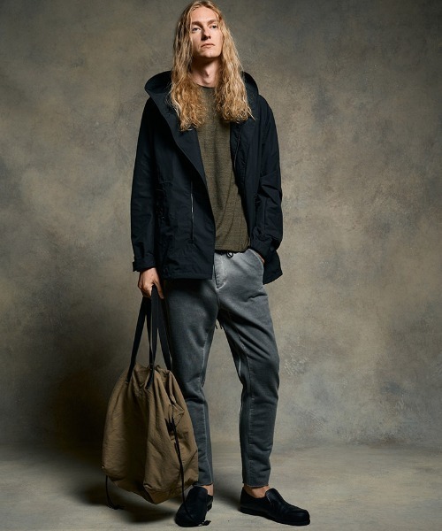 wjk(ダヴルジェイケイ)の「mko13195- vintage drawstring tote bag トートバッグ(8985 co31h)(トートバッグ・メンズ・ブラック/ベージュ系その他・FREE)」の3枚目の写真