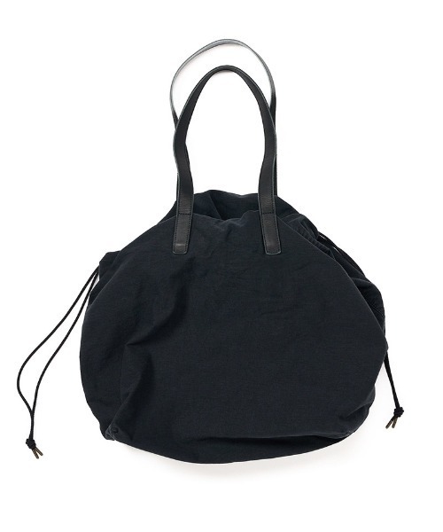 wjk(ダヴルジェイケイ)の「mko13195- vintage drawstring tote bag トートバッグ(8985 co31h)(トートバッグ・メンズ・ブラック/ベージュ系その他・FREE)」の14枚目の写真