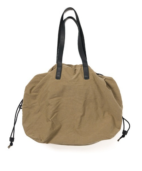 wjk(ダヴルジェイケイ)の「mko13195- vintage drawstring tote bag トートバッグ(8985 co31h)(トートバッグ・メンズ・ブラック/ベージュ系その他・FREE)」の16枚目の写真