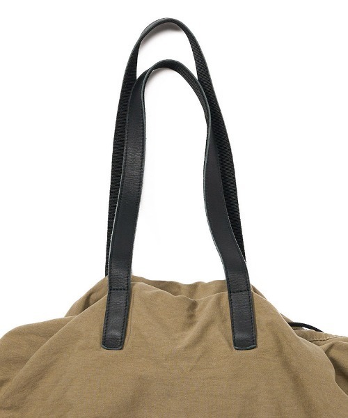 wjk(ダヴルジェイケイ)の「mko13195- vintage drawstring tote bag トートバッグ(8985 co31h)(トートバッグ・メンズ・ブラック/ベージュ系その他・FREE)」の18枚目の写真