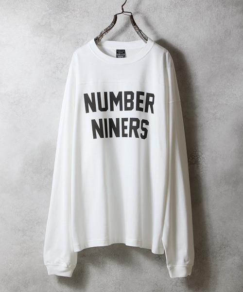 ★KKKページ★ PREMIUM COTTON NUMBERING LOGO FOOTBALL L/S T-SHIRT