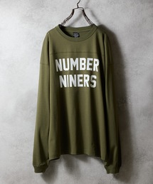 PREMIUM COTTON NUMBER NINERS LOGO FOOTBALL L/S T-SHIRT / プレミアム コットン ナンバー ナイナーズ ロゴプリント フットボール ロンT