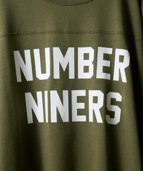 ★KKKページ★ PREMIUM COTTON NUMBERING LOGO FOOTBALL L/S T-SHIRT