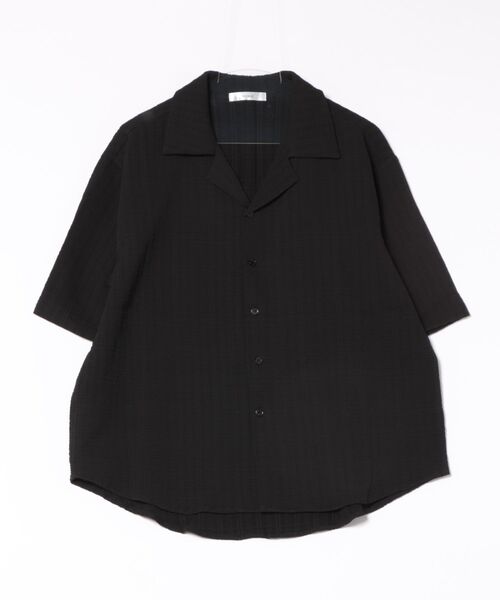 NOWLE(ノウル)の「【NOWLE】リラックスフィット シアサッカーライク オープンカラー 半袖シャツ(シャツ/ブラウス・メンズ・ホワイト/ブラック・MEDIUM/LARGE/X-LARGE)」の21枚目の写真