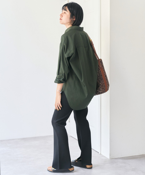 Spick & Span(スピックアンドスパン)の「フレアニットパンツ(その他パンツ・レディース・ブラック/ブラウン・FREE)」の10枚目の写真