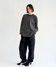 KALENO（カレノ）の「unisex / ringer border long tee（Tシャツ/カットソー）」