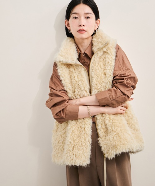 tovho　ファーベスト SHOO・LA・RUE｜ふわふわファーベスト | Rakuten Fashion(楽天