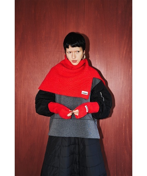 ANN DEMEULEMEESTER ネックウォーマー　スヌード ANN DEMEULEMEESTER ネックウォーマー スヌード ネックウォーマー