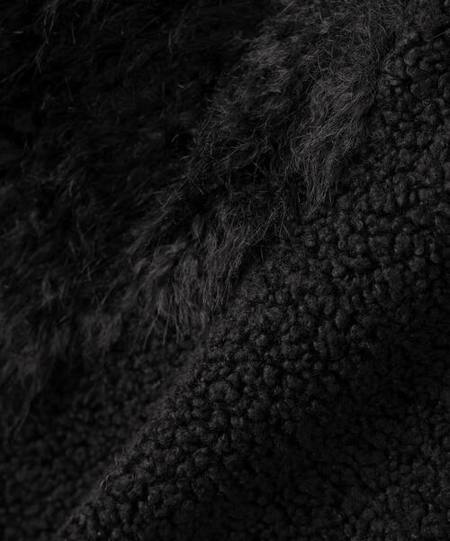 AULA AILA（アウラアイラ）の「AULA AILA/アウラアイラ/別注ボア＆ファーブルゾン（ブルゾン・レディース・ホワイト系2/ブラック・0）」の7枚目の写真