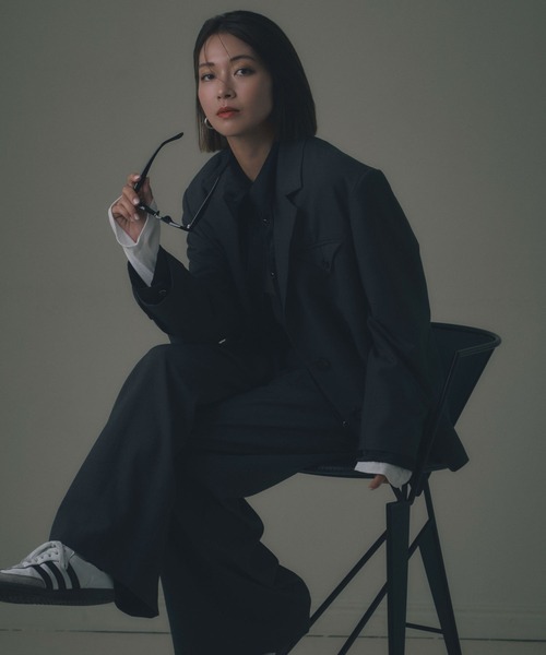 BAYFLOW（ベイフロー）の「【EF(エフ)】テーラードジャケット（WOMEN）（テーラードジャケット・レディース・ベージュ/チャコール・FREE）」の21枚目の写真