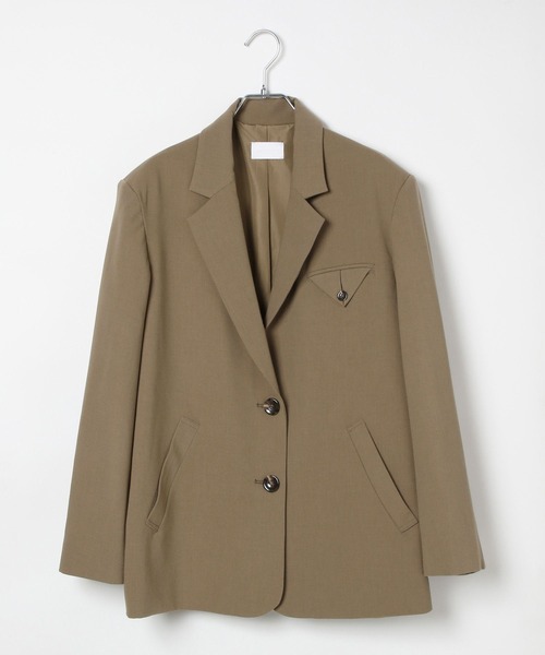 BAYFLOW（ベイフロー）の「【EF(エフ)】テーラードジャケット（WOMEN）（テーラードジャケット・レディース・ベージュ/チャコール・FREE）」の15枚目の写真