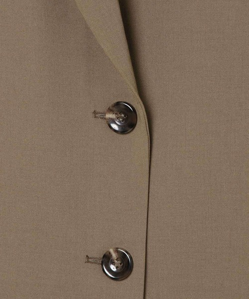 BAYFLOW（ベイフロー）の「【EF(エフ)】テーラードジャケット（WOMEN）（テーラードジャケット・レディース・ベージュ/チャコール・FREE）」の3枚目の写真