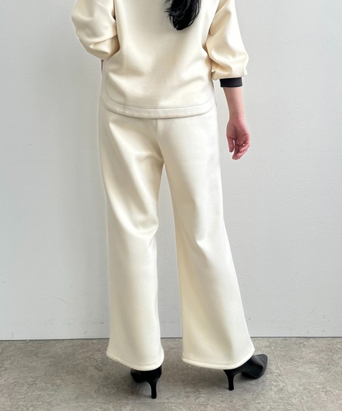 LHELBIE(レルビエ)の「ダンボール2WAYパンツ(その他パンツ・レディース・ネイビー/アイボリー/ブラック・M)」の16枚目の写真