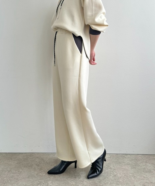 LHELBIE(レルビエ)の「ダンボール2WAYパンツ(その他パンツ・レディース・ネイビー/アイボリー/ブラック・M)」の17枚目の写真