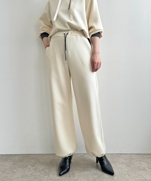 LHELBIE(レルビエ)の「ダンボール2WAYパンツ(その他パンツ・レディース・ネイビー/アイボリー/ブラック・M)」の19枚目の写真