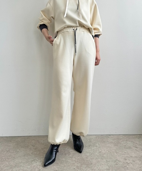 LHELBIE(レルビエ)の「ダンボール2WAYパンツ(その他パンツ・レディース・ネイビー/アイボリー/ブラック・M)」の15枚目の写真