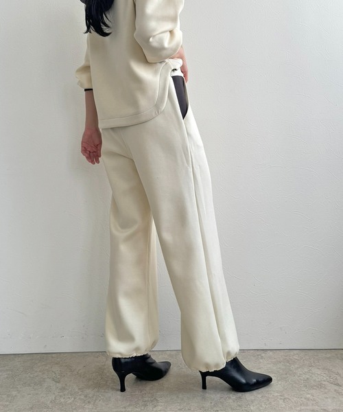 LHELBIE(レルビエ)の「ダンボール2WAYパンツ(その他パンツ・レディース・ネイビー/アイボリー/ブラック・M)」の22枚目の写真