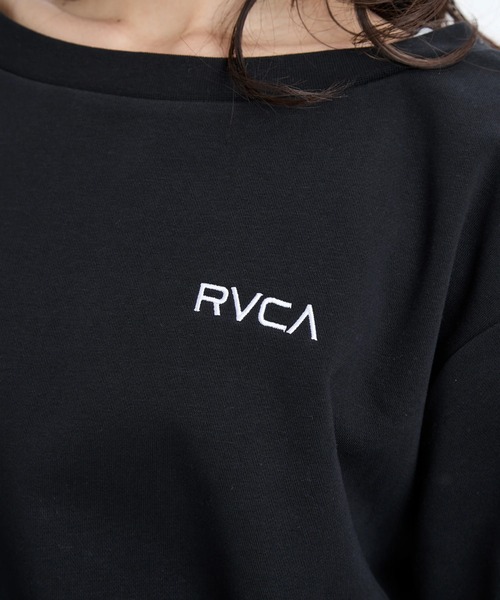 RVCA(ルーカ)の「RVCA レディース MINI RVCA OFF SHOULDER SWEAT SHIRT トレーナー 【2025年秋冬モデル】 @autumn/ルーカスウェットトレーナー(スウェット・レディース・ブラック/グレー/オフホワイト・MEDIUM/SMALL)」の11枚目の写真