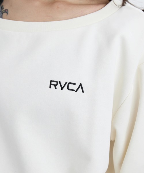 RVCA(ルーカ)の「RVCA レディース MINI RVCA OFF SHOULDER SWEAT SHIRT トレーナー 【2025年秋冬モデル】 @autumn/ルーカスウェットトレーナー(スウェット・レディース・ブラック/グレー/オフホワイト・MEDIUM/SMALL)」の5枚目の写真