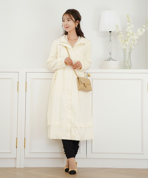 セール】スカラップ ロング マウンテンパーカー le reve vaniller