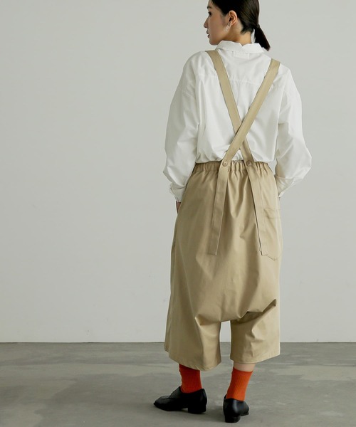 リネン　サスペンダー　サルエルパンツ サスペンダーサルエルパンツ』（その他パンツ）｜n'OrLABEL（ノアール