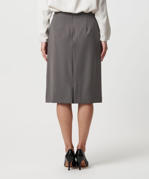 A DAY IN THE LIFE UNITED ARROWS（アデイインザライフユナイテッドアローズ）の「ダブルクロス タイトスカート ‐セットアップ対応・ウォッシャブル‐＜A DAY IN THE LIFE＞（スーツスカート・レディース・ブラック/その他7/モカ/ネイビー/ダークグレー・38/36/40）」の6枚目の写真