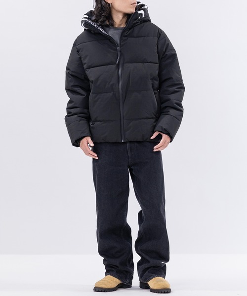 JOHN'S CLOSET（ジョンズクローゼット）の「【13】フードロゴ 中綿ジャケット（ダウンジャケット/コート・メンズ・ホワイト/ブラック・X-LARGE/LARGE/MEDIUM）」の14枚目の写真