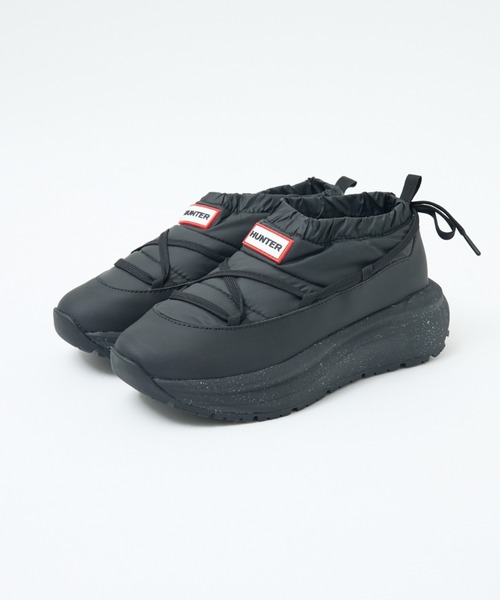 HUNTER(ハンター)の「【HUNTER/ハンター】厚底スリッポン/SLIPON TRAINER/厚底/スリッポン/お出かけ【WEB限定】(スリッポン・レディース・ブラック/オフホワイト・22/23/24/25)」の2枚目の写真