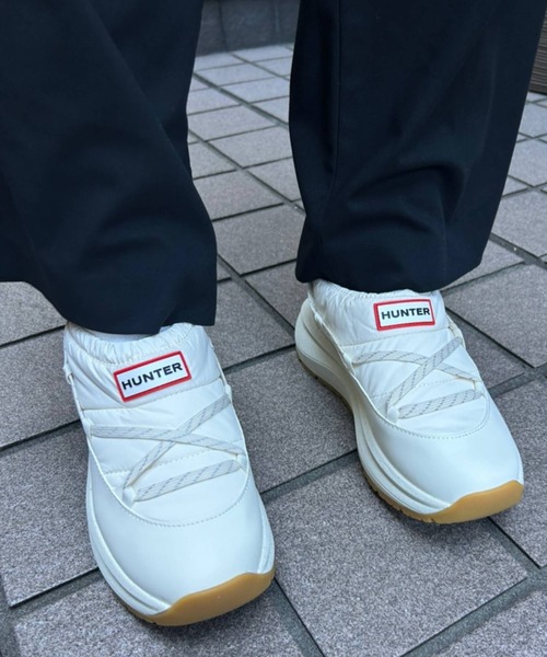 HUNTER(ハンター)の「【HUNTER/ハンター】厚底スリッポン/SLIPON TRAINER/厚底/スリッポン/お出かけ【WEB限定】(スリッポン・レディース・ブラック/オフホワイト・22/23/24/25)」の5枚目の写真