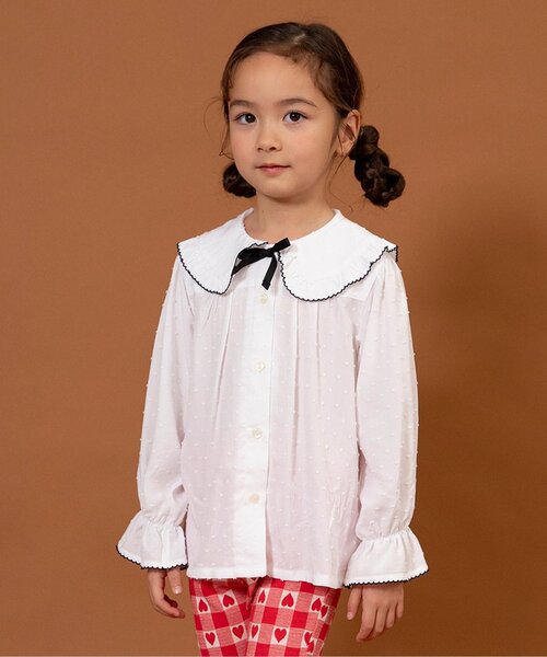 BREEZE(ブリーズ)の「フォーマルブラウス(シャツ/ブラウス・キッズ・アイボリー・90/100/110/120/130)」の1枚目の写真