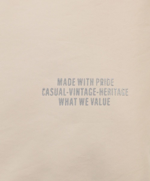 BAYFLOW（ベイフロー）の「ファイバー中綿フードブルゾン（ダウンジャケット/コート・メンズ・グレイッシュベージュ/ブラック・LARGE/MEDIUM）」の17枚目の写真