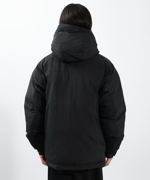 BAYFLOW（ベイフロー）の「ファイバー中綿フードブルゾン（ダウンジャケット/コート・メンズ・グレイッシュベージュ/ブラック・LARGE/MEDIUM）」の21枚目の写真